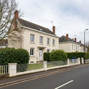 Vue aérienne d'une maison à Cesson pour estimation immobilière