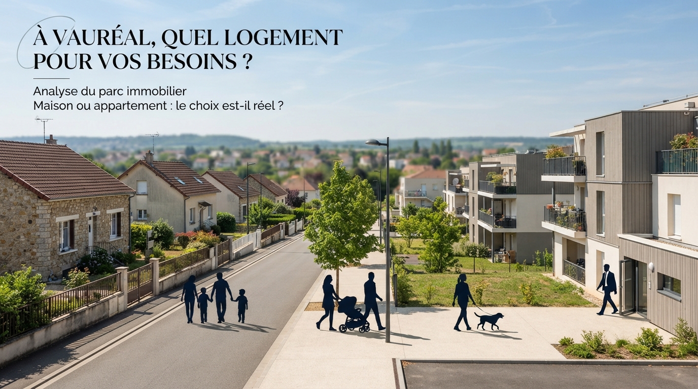 Illustration d'un quartier mêlant maisons et immeubles, avec des habitants de profils variés.